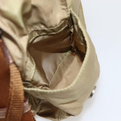 Prada PRADA Shoulder Bag Nylon Khaki Silver Authentic 175738
