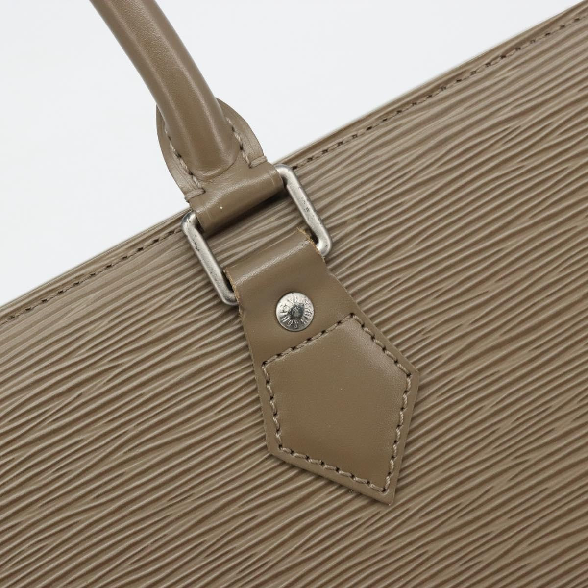 Louis Vuitton LOUIS VUITTON Epi Sac Plat Hand Bag Lilac M5207B LV Authentic 179149