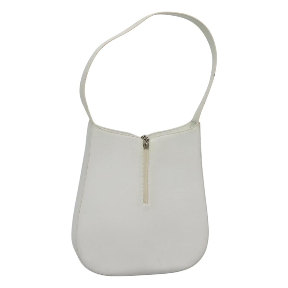 Salvatore Ferragamo Salvatore Ferragamo Shoulder Bag Leather White Authentic bs23066