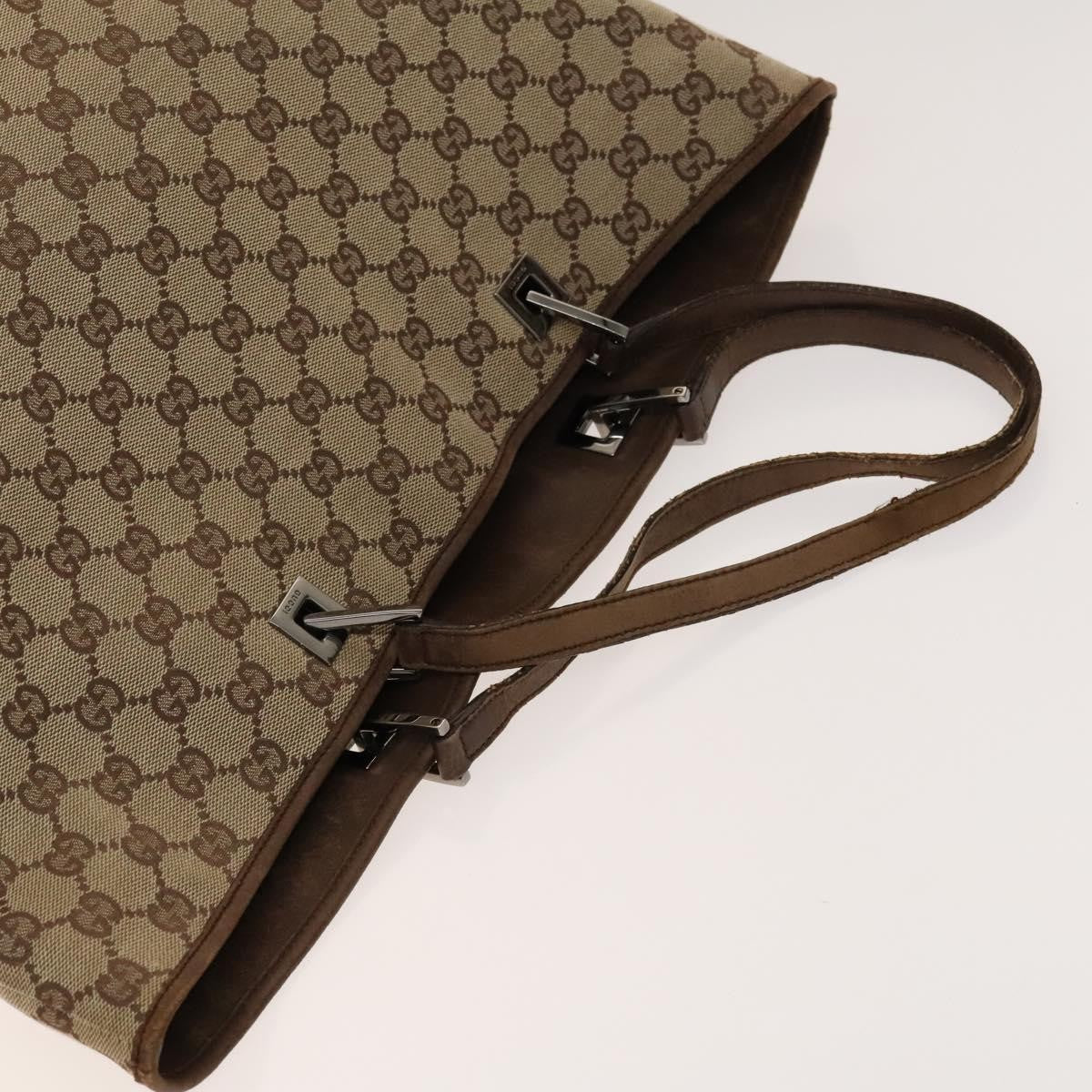 Gucci GUCCI GG Canvas GG Plus Supreme Shoulder Bag PVC 3 Set Beige Authentic ti3417