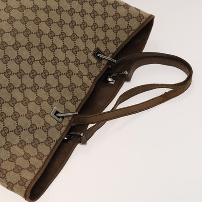 Gucci GUCCI GG Canvas GG Plus Supreme Shoulder Bag PVC 3 Set Beige Authentic ti3417