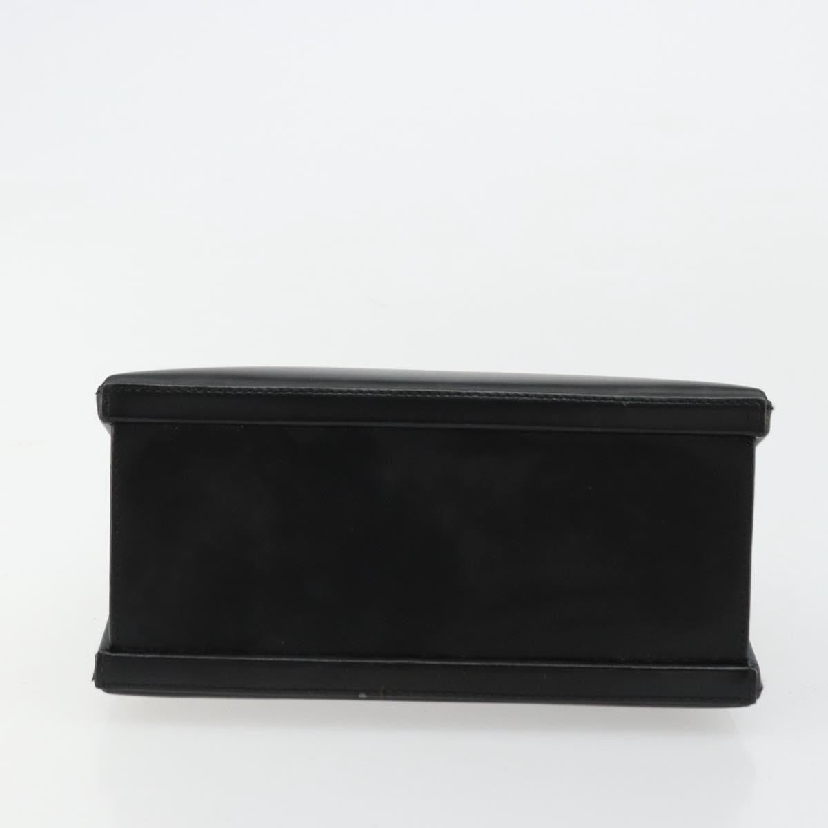 Loewe LOEWE Hand Bag Leather Black Gold Authentic bs34657