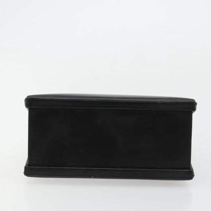 Loewe LOEWE Hand Bag Leather Black Gold Authentic bs34657