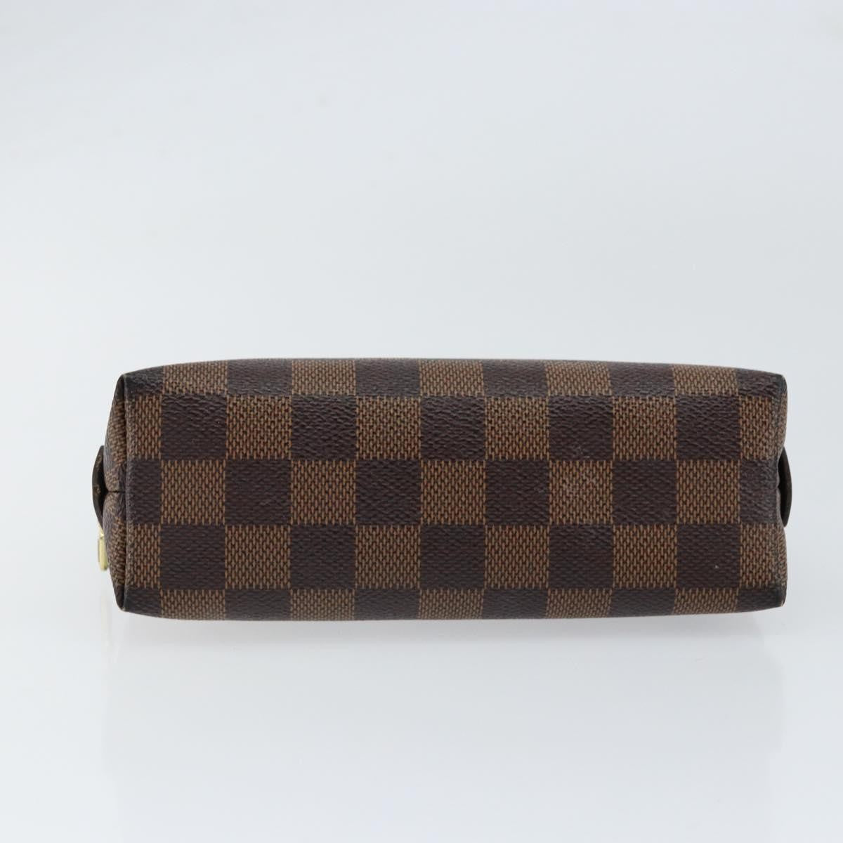 Louis Vuitton LOUIS VUITTON Damier Ebene Pochette Cosmetic PM Pouch N47516 LV Authentic 153562 Bag