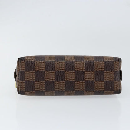 Louis Vuitton LOUIS VUITTON Damier Ebene Pochette Cosmetic PM Pouch N47516 LV Authentic 153562 Bag