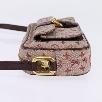 Louis Vuitton LOUIS VUITTON Monogram Mini Juliet MM Shoulder Bag Red M92219 LV Authentic 145345