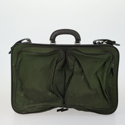 Prada PRADA Hand Bag Nylon 5 Set Khaki Black Authentic 160316