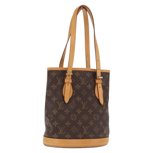 Louis Vuitton LOUIS VUITTON Monogram Bucket PM Shoulder Bag M42238 LV Authentic am9732