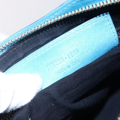 Balenciaga BALENCIAGA The Shoulder Shoulder Bag Leather Blue 138226 Authentic 149200