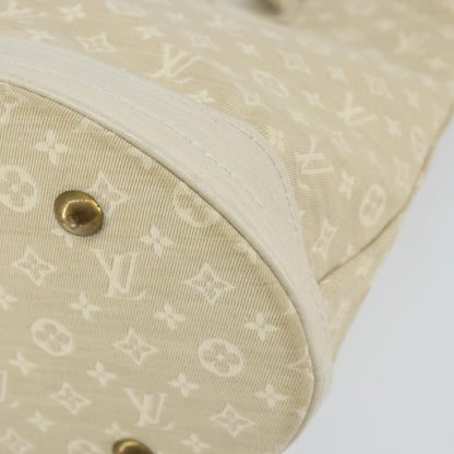 Louis Vuitton LOUIS VUITTON Monogram Mini Lin Bucket PM Shoulder Bag Dunne M95316 Authentic 153514