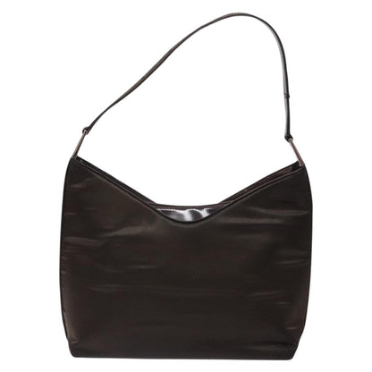 Gucci GUCCI Shoulder Bag Nylon Brown Silver 001 3017 Authentic 135184