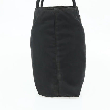 Prada PRADA Tote Bag Nylon Black Silver Authentic bs34741