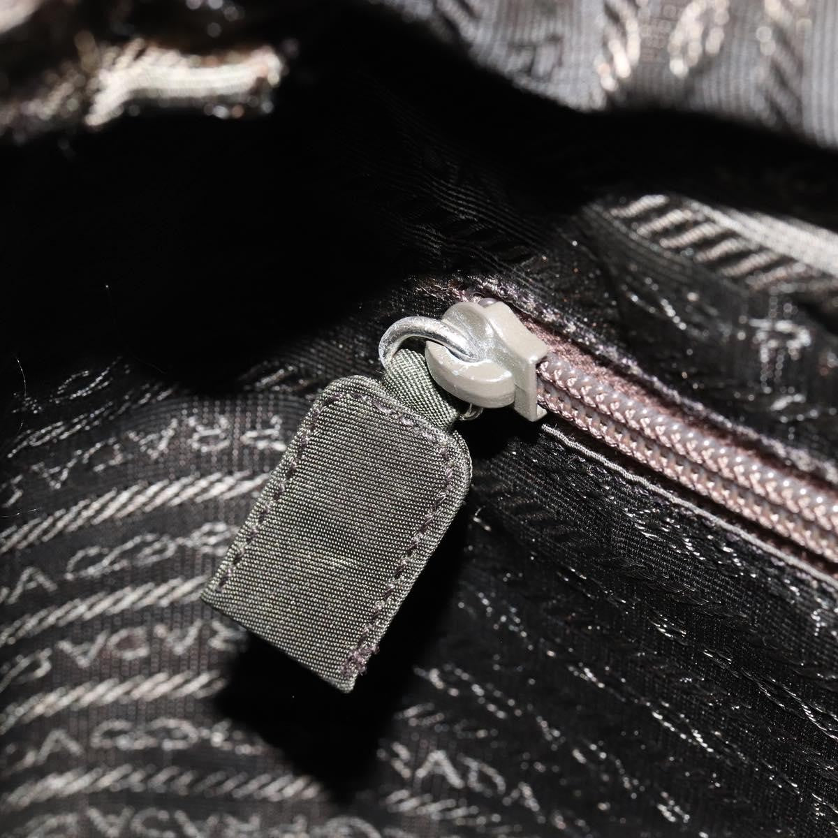 Prada PRADA Tote Bag Nylon Gray Authentic 148395