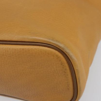 Loewe LOEWE Hand Bag Leather Beige Gold Authentic 165106