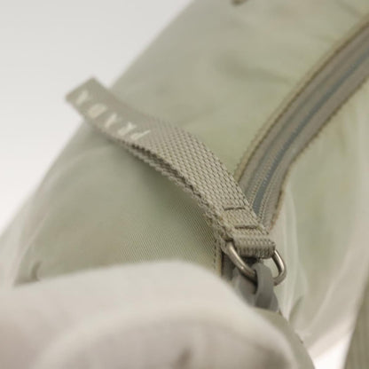 Prada PRADA Shoulder Bag Nylon Silver Gray Authentic 123869