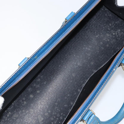 Louis Vuitton LOUIS VUITTON Epi Sac Triangle Hand Bag Blue M52095 LV Authentic 164160