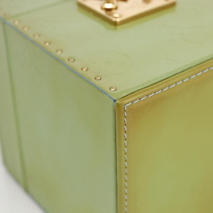 Louis Vuitton LOUIS VUITTON Vernis Bleecker Cosmetic Pouch Baby Blue M91003 Authentic LNZ403 Bag