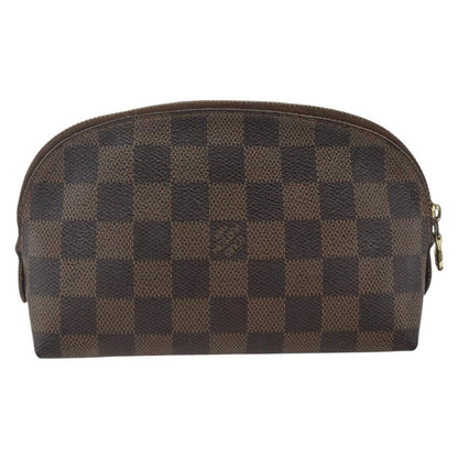Louis Vuitton LOUIS VUITTON Damier Ebene Pochette Cosmetic PM Pouch N47516 LV Authentic 168508 Bag