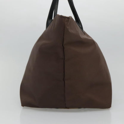 Burberrys Burberrys Blue Label Tote Bag Nylon Brown Authentic ti2871
