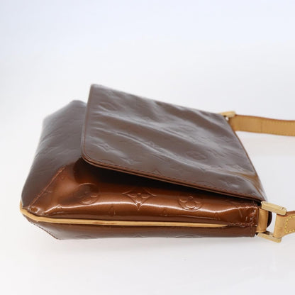 Louis Vuitton LOUIS VUITTON Monogram Vernis Thompson Street Bag Bronze M91124 LV Authentic 147761