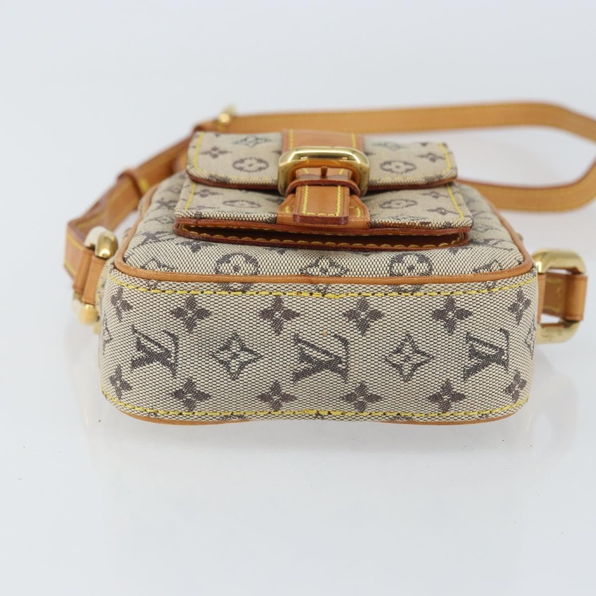 Louis Vuitton LOUIS VUITTON Monogram Mini Juliet PM Shoulder Bag Blue M92005 LV Authentic 157379