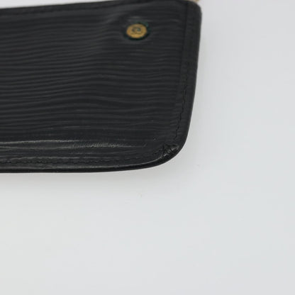 Louis Vuitton LOUIS VUITTON Epi Pochette Cles Coin Purse Black M63802 LV Authentic YKZ1632