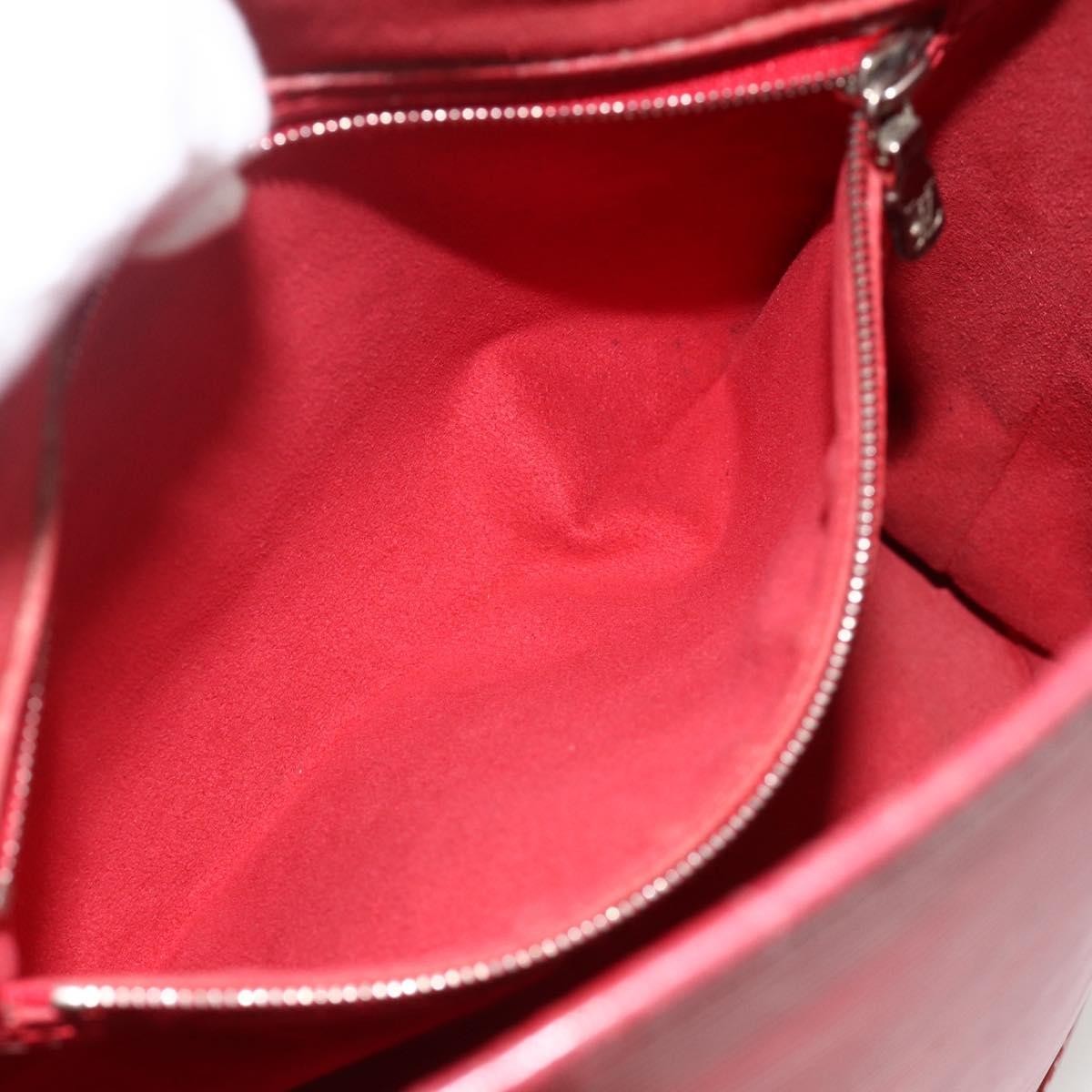 Louis Vuitton LOUIS VUITTON Epi Bucket PM Shoulder Bag Red M5899E LV Authentic bs34346