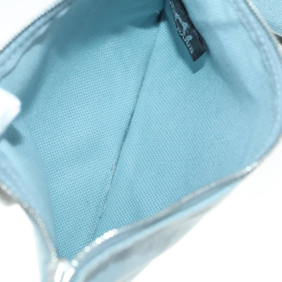 Hermès Hermès HERMES Bora Bora MM Hand Bag Canvas 2 Set Baby Blue Silver Authentic mr1842