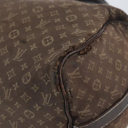 Louis Vuitton LOUIS VUITTON Mini Lin Speedy Bandouliere 30 Bag Brown M95224 Authentic BA9878