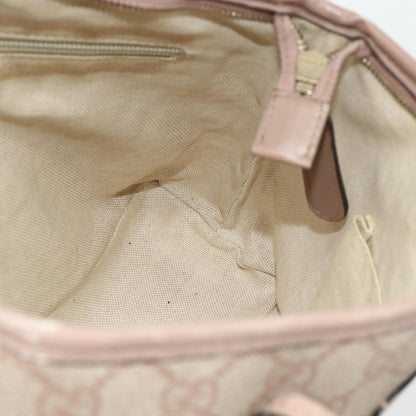 Gucci GUCCI GG Supreme Tote Bag PVC 2way Beige Gold 353440 Authentic 178185