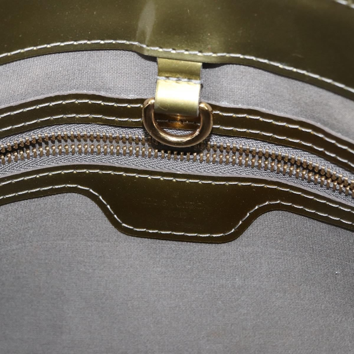 Louis Vuitton LOUIS VUITTON Monogram Vernis Wilshire PM Bag Gris Art Deco M91627 Authentic 156778