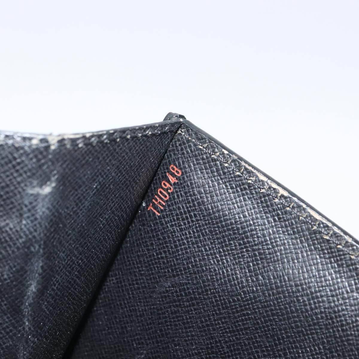 Louis Vuitton LOUIS VUITTON Epi Serie Dragonne Clutch Bag Black Noir M52612 LV Authentic BA9336