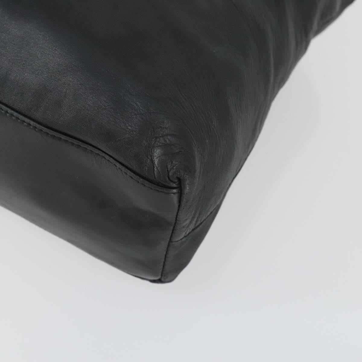 Prada PRADA Tote Bag Leather Black Authentic 165044