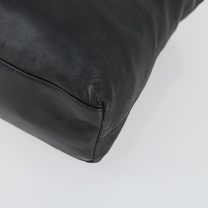 Prada PRADA Tote Bag Leather Black Authentic 165044