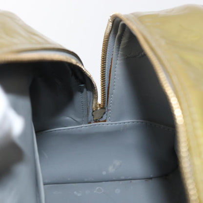 Louis Vuitton LOUIS VUITTON Monogram Vernis Tompkins Square Bag Gris M91150 LV Authentic ep12776