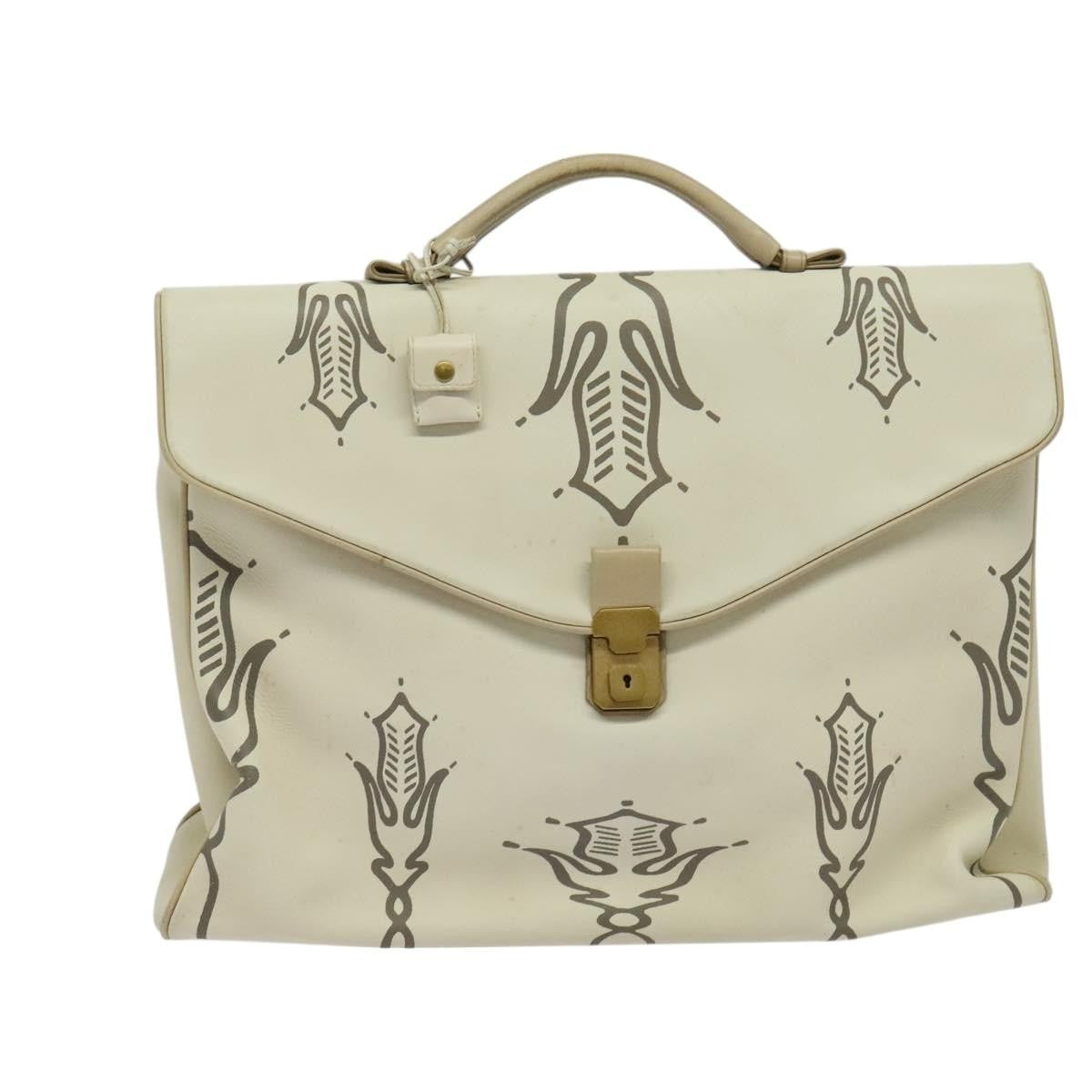 BOTTEGAVENETA BOTTEGAVENETA BOTTEGA VENETA Hand Bag Leather White Gold Authentic bs25987