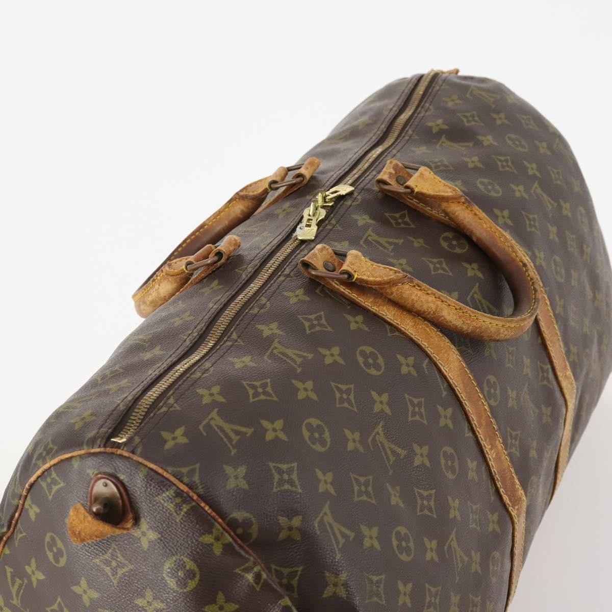 Louis Vuitton LOUIS VUITTON Monogram Keepall 55 Boston Bag M41424 LV Authentic 178233