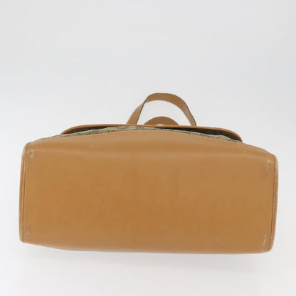 Gucci GUCCI GG Canvas Tote Bag Khaki Gold Authentic 178301