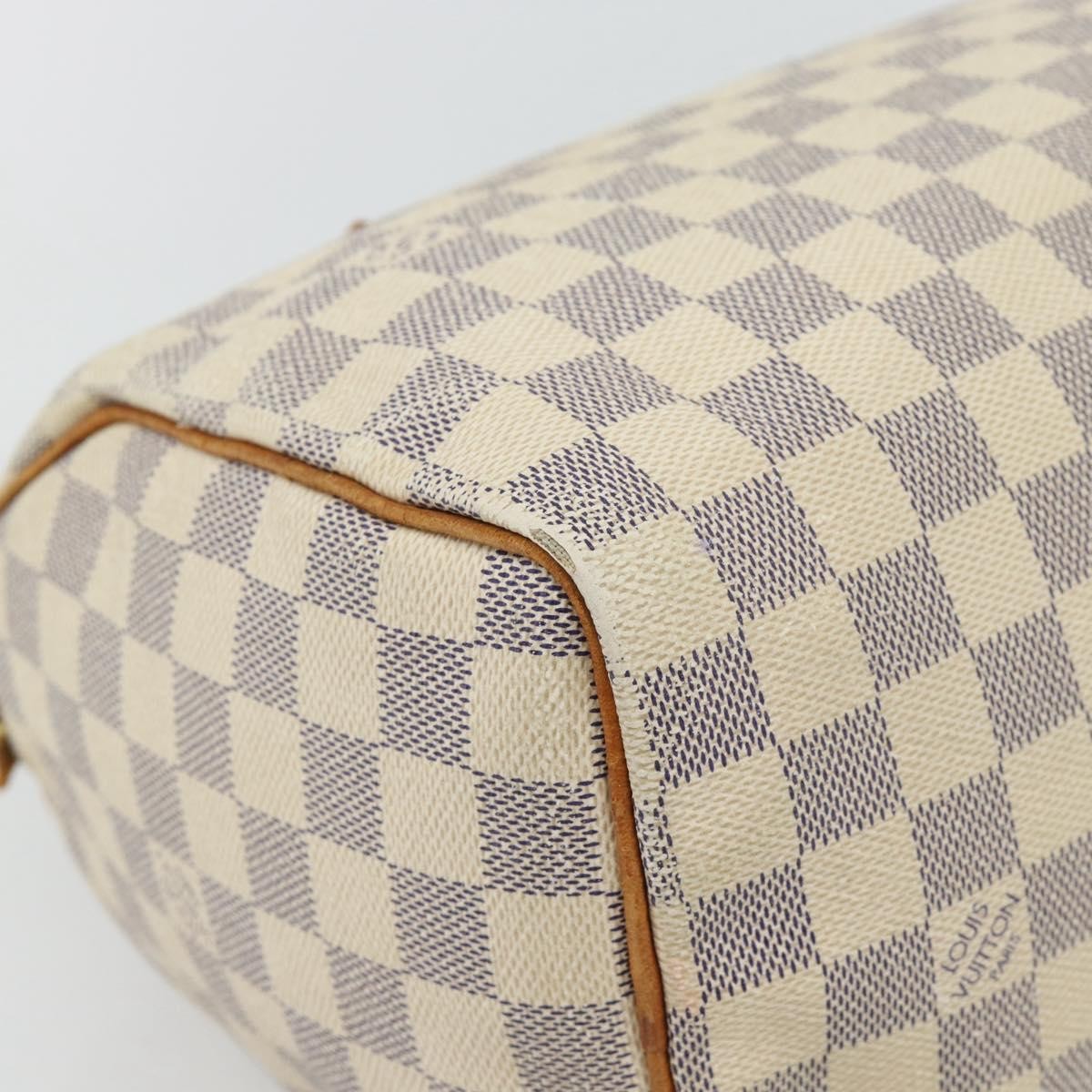Louis Vuitton LOUIS VUITTON Damier Azur Speedy 25 Hand Bag N41534 LV Authentic BA13132