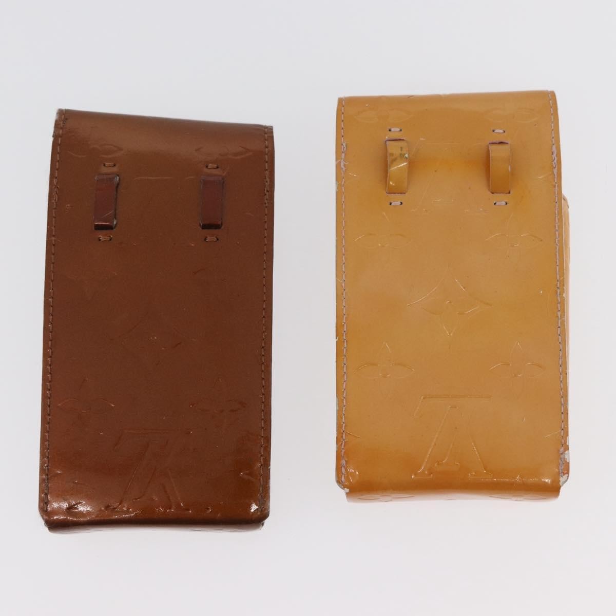 Louis Vuitton LOUIS VUITTON Vernis Cigarette Case 4 Set Bronze Pink Lavand LV Authentic 175001 Bag