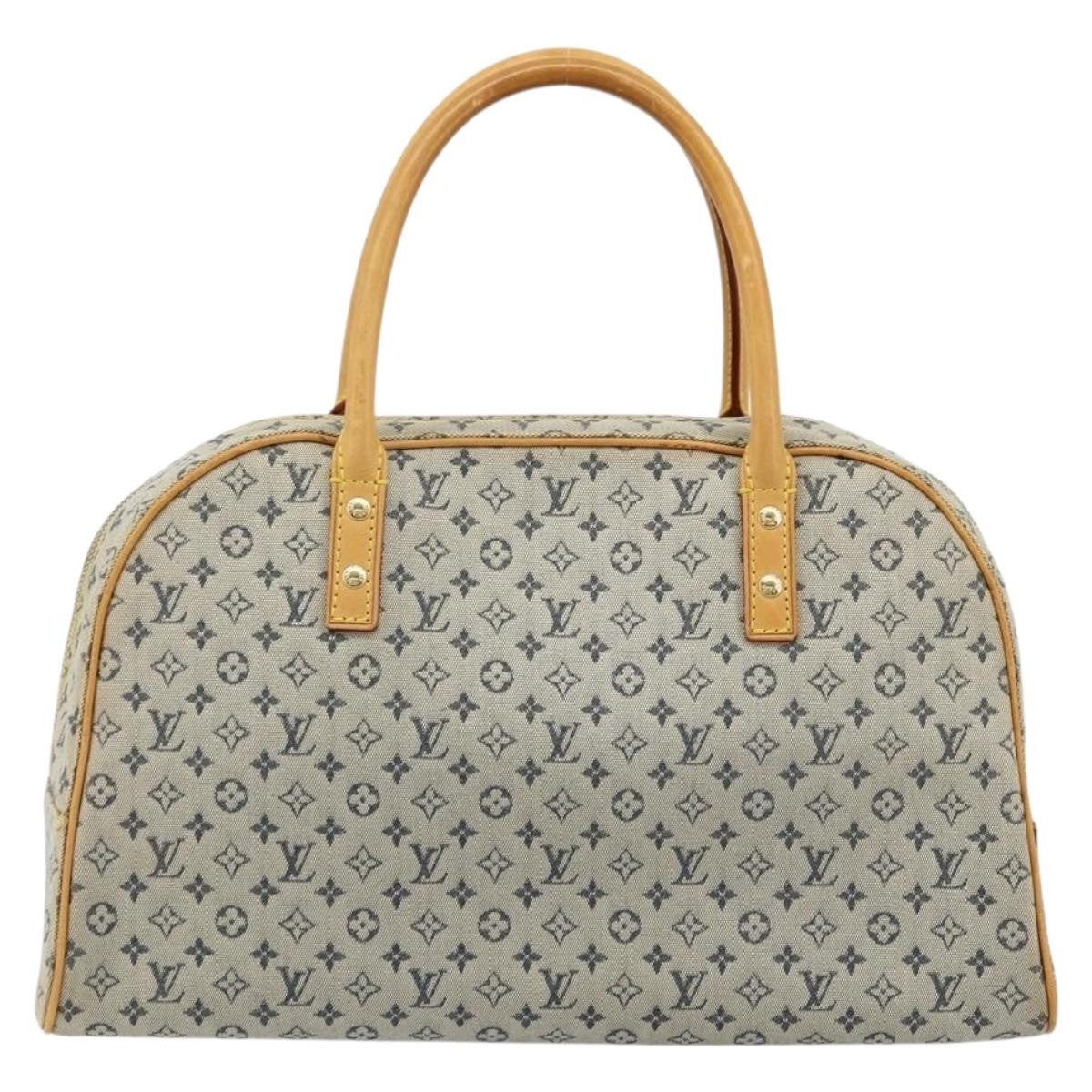 Louis Vuitton LOUIS VUITTON Monogram Mini Marie Hand Bag Blue M92003 LV Authentic ep14206