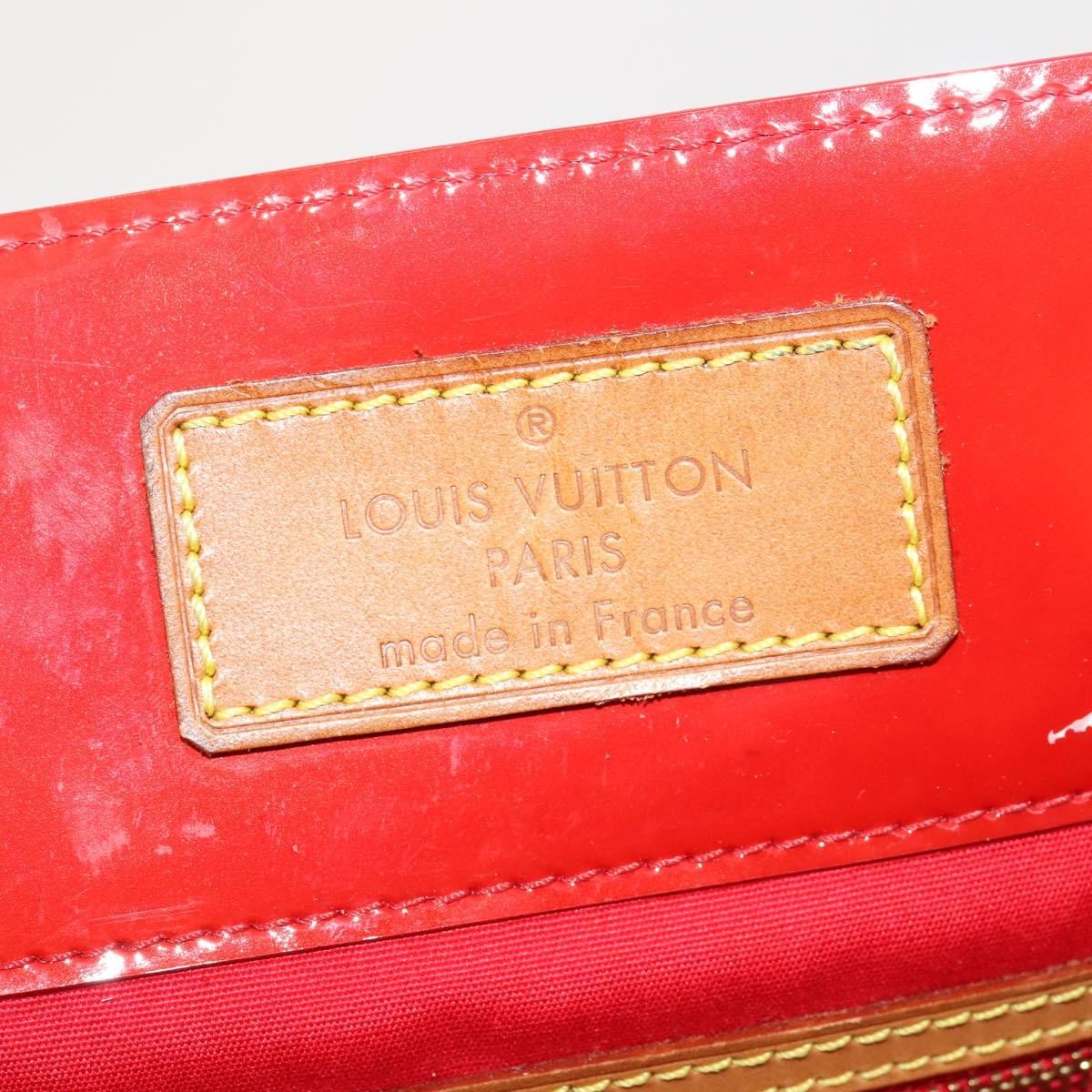 Louis Vuitton LOUIS VUITTON Monogram Vernis Reade GM Tote Bag Rouge M91084 LV Authentic ARZ211