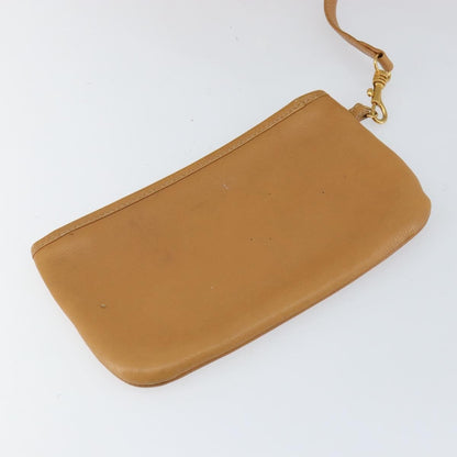 Loewe LOEWE Anagram Tote Bag Leather Beige Gold Authentic 149645
