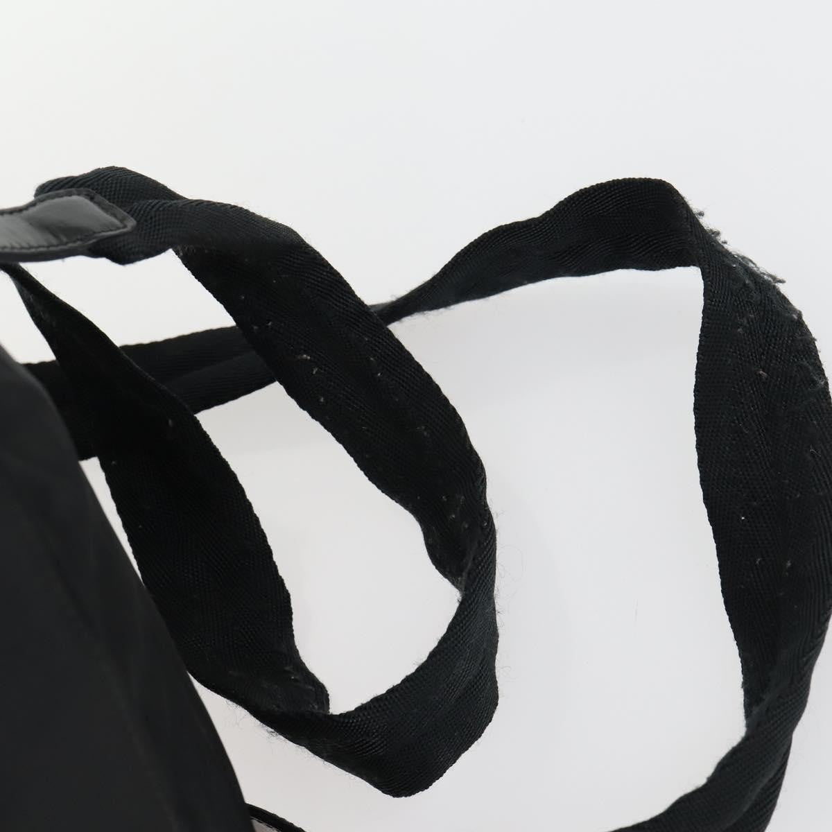 Prada PRADA Backpack Nylon Black Silver Authentic ka1167 Bag