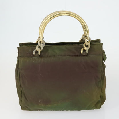 Prada PRADA Shoulder Bag Nylon 3 Set Khaki Black Authentic 165124