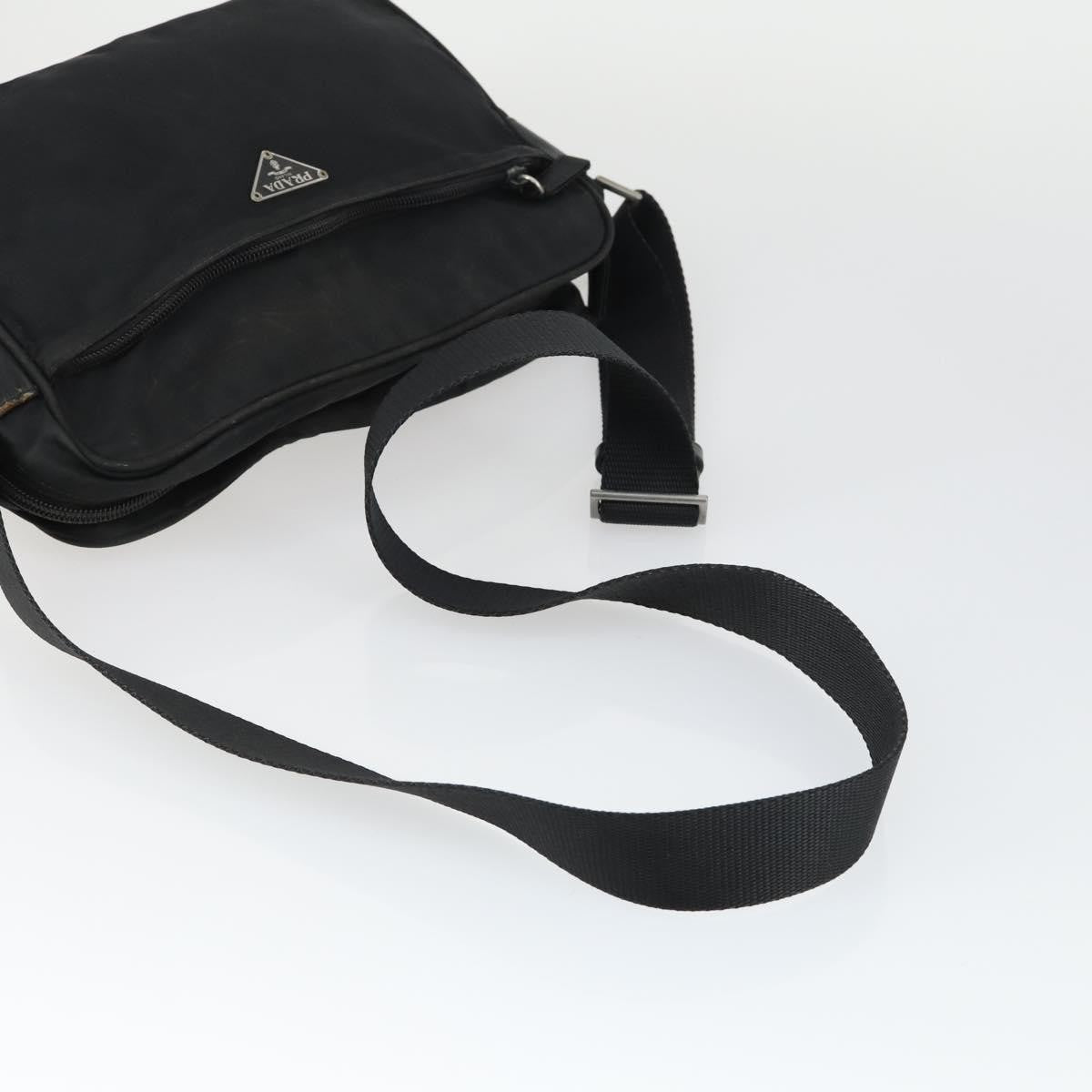 Prada PRADA Shoulder Bag Nylon 3 Set Khaki Black Authentic 165124