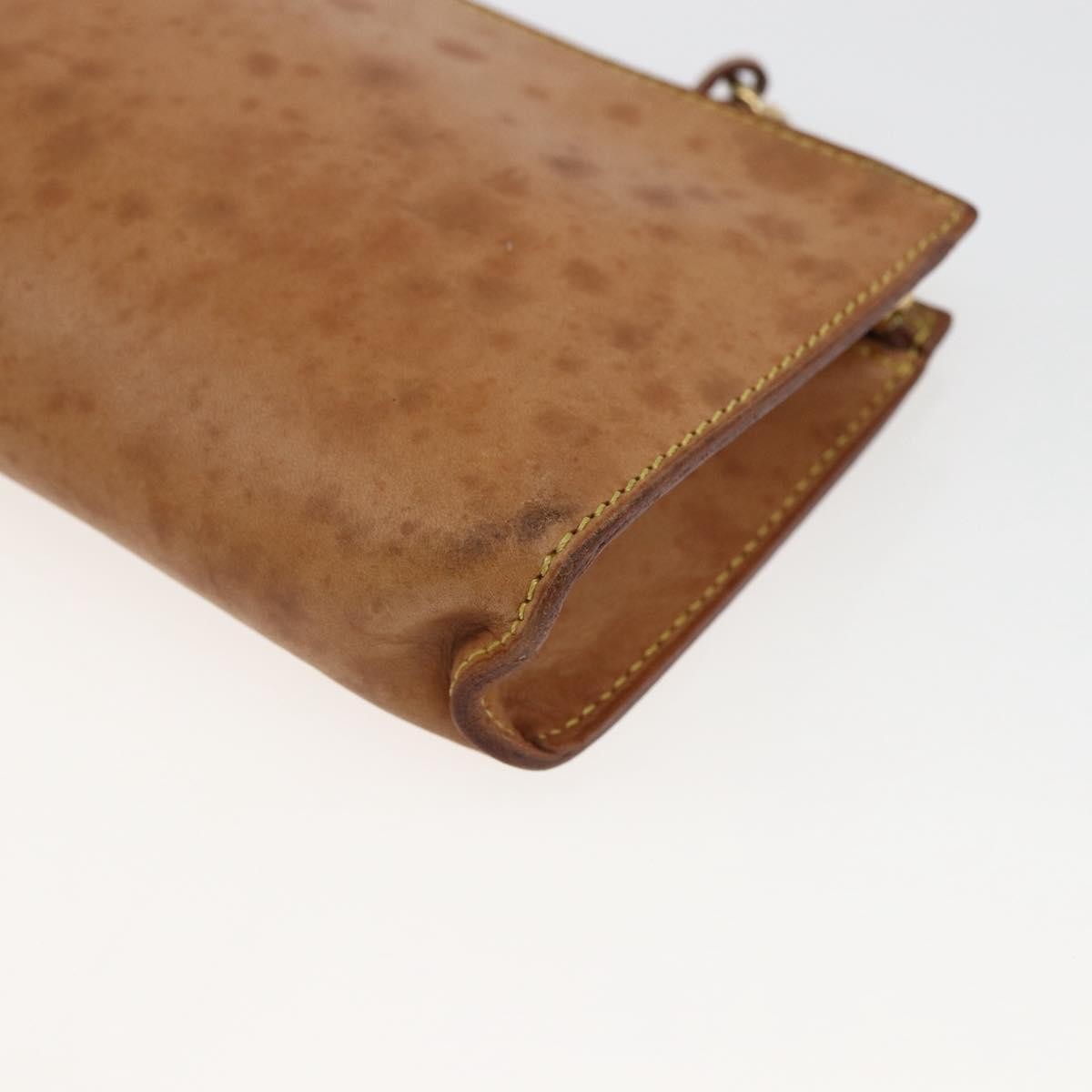 Louis Vuitton LOUIS VUITTON Nomad Cabas Amble PM Pouch Leather Beige M92502 LV Authentic 168227 Bag
