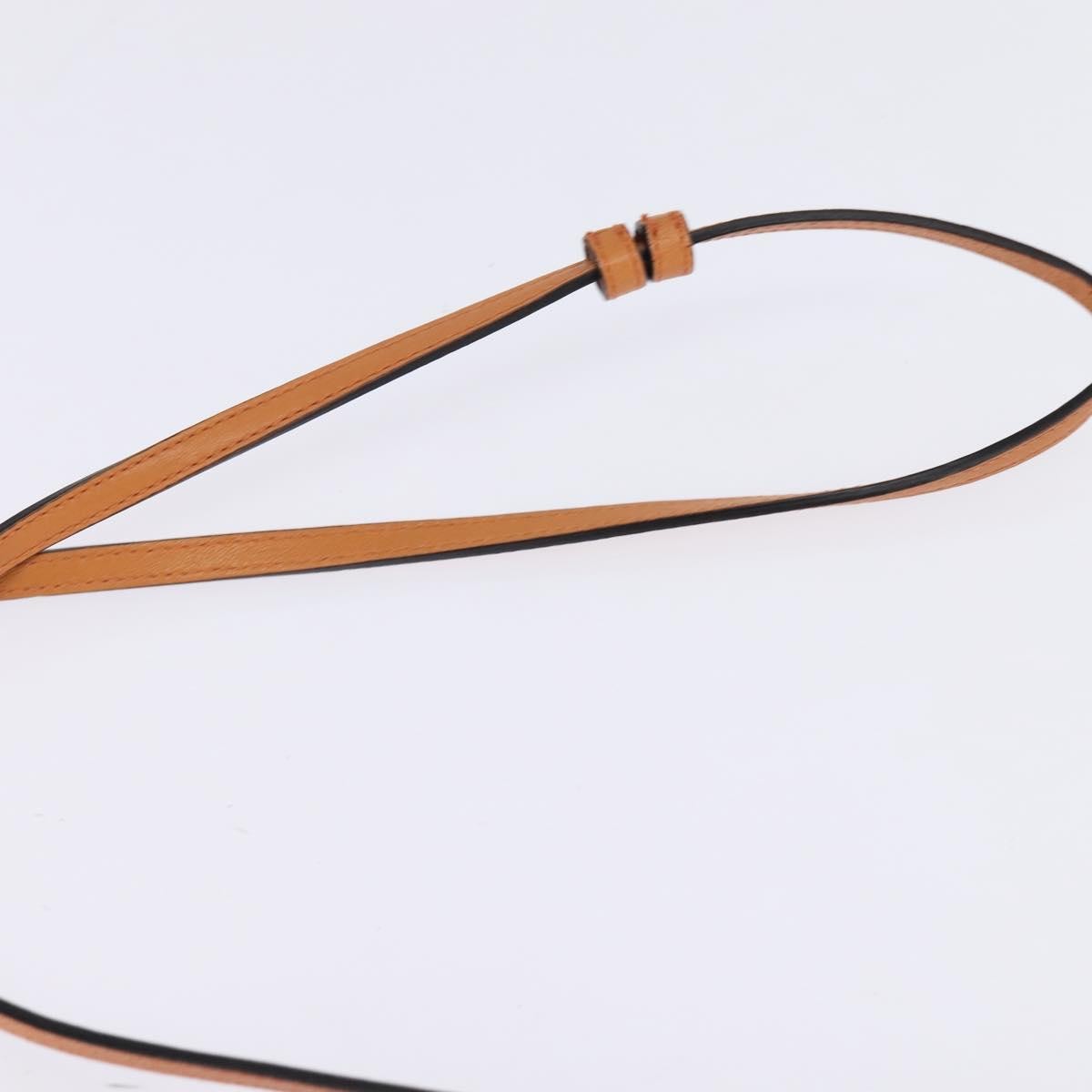 Chloé Chloé Chloe Shoulder Bag Leather Orange Gold Authentic BA5902