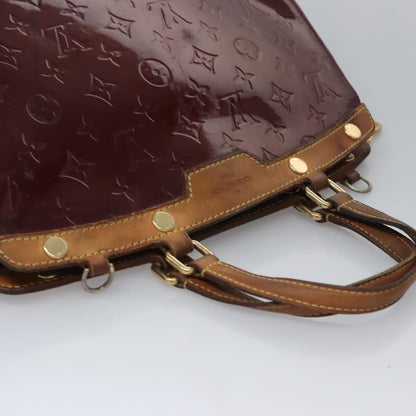 Louis Vuitton LOUIS VUITTON Vernis Blair MM Hand Bag 2way Rouge Favist M91690 LV Authentic EC506