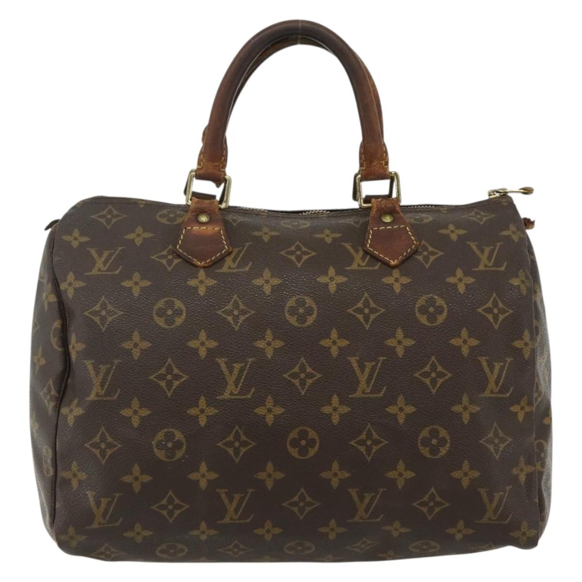 Louis Vuitton LOUIS VUITTON Monogram Speedy 30 Hand Bag M41526 LV Authentic bs34784